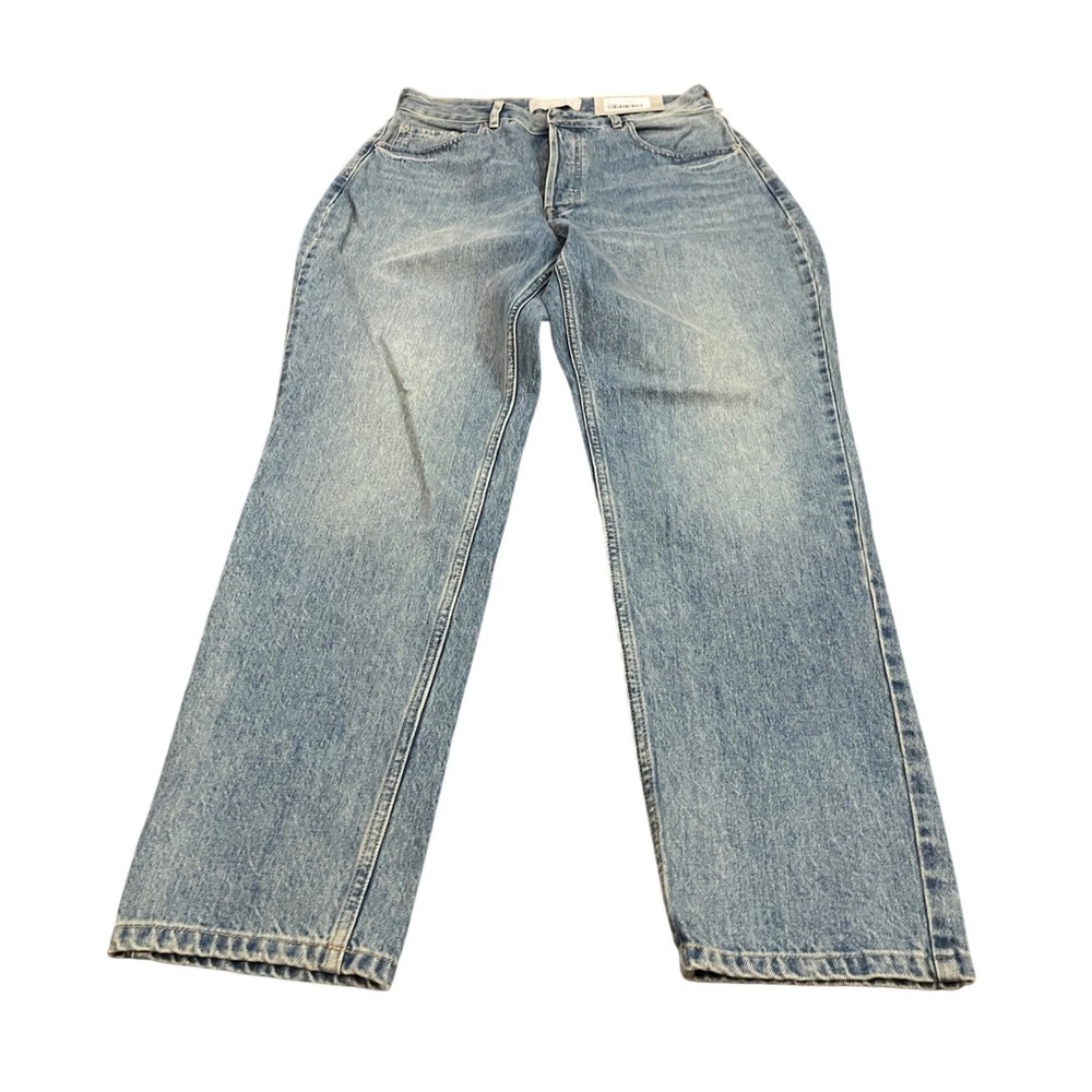 Everlane The Curvy 90s Cheeky Straight Jean Womens 30 Blue High Rise No Stretch